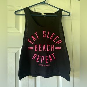 PINK Victoria Secret Cropped Tank